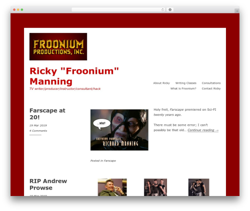 WordPress website theme Libre 2 - froonium.com