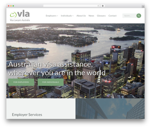 Creativ shortcodes WordPress plugin - visalawyers.com.au