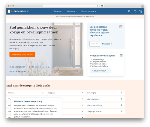 Creātus WordPress theme - www.debuitendeur.nl