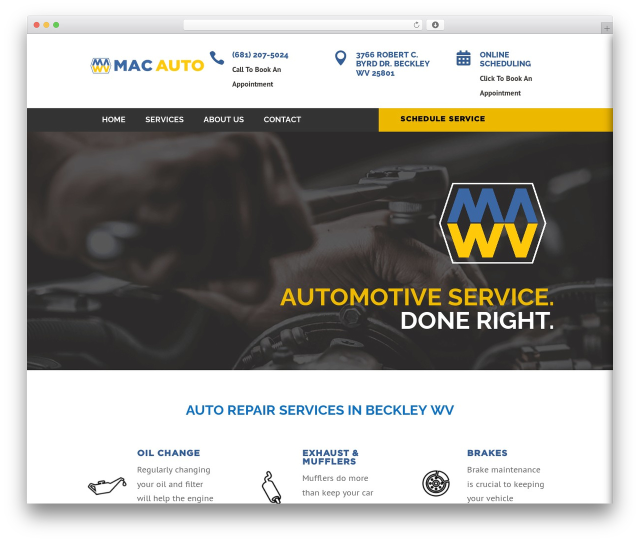 Divi theme WordPress - macautowv.com