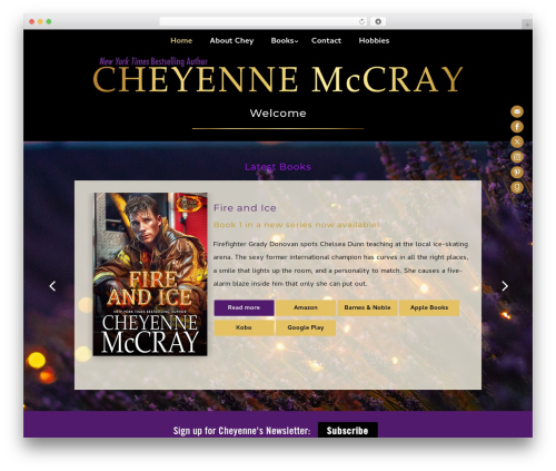 Ws client newsletter signup WordPress plugin - cheyennemccray.com