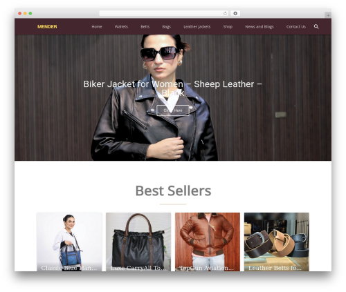 fab best WordPress theme - mender.pk