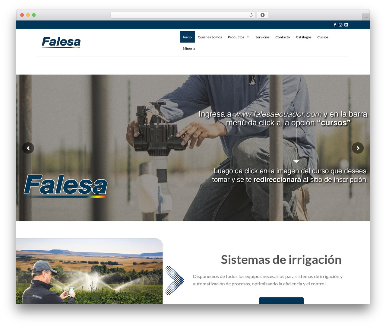 Flatsome premium WordPress theme - falesa.com