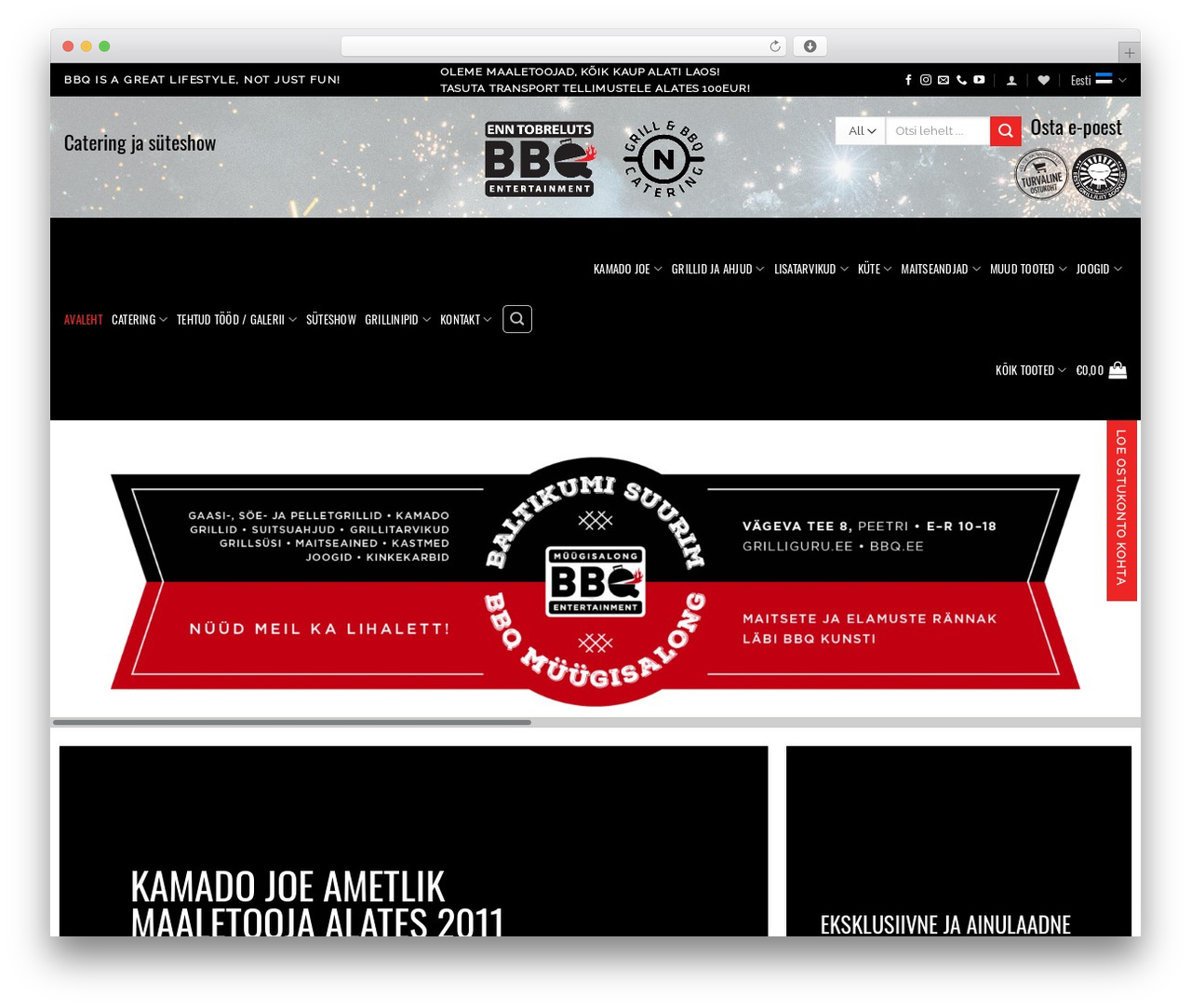 Flatsome WordPress theme - bbqentertainment.com