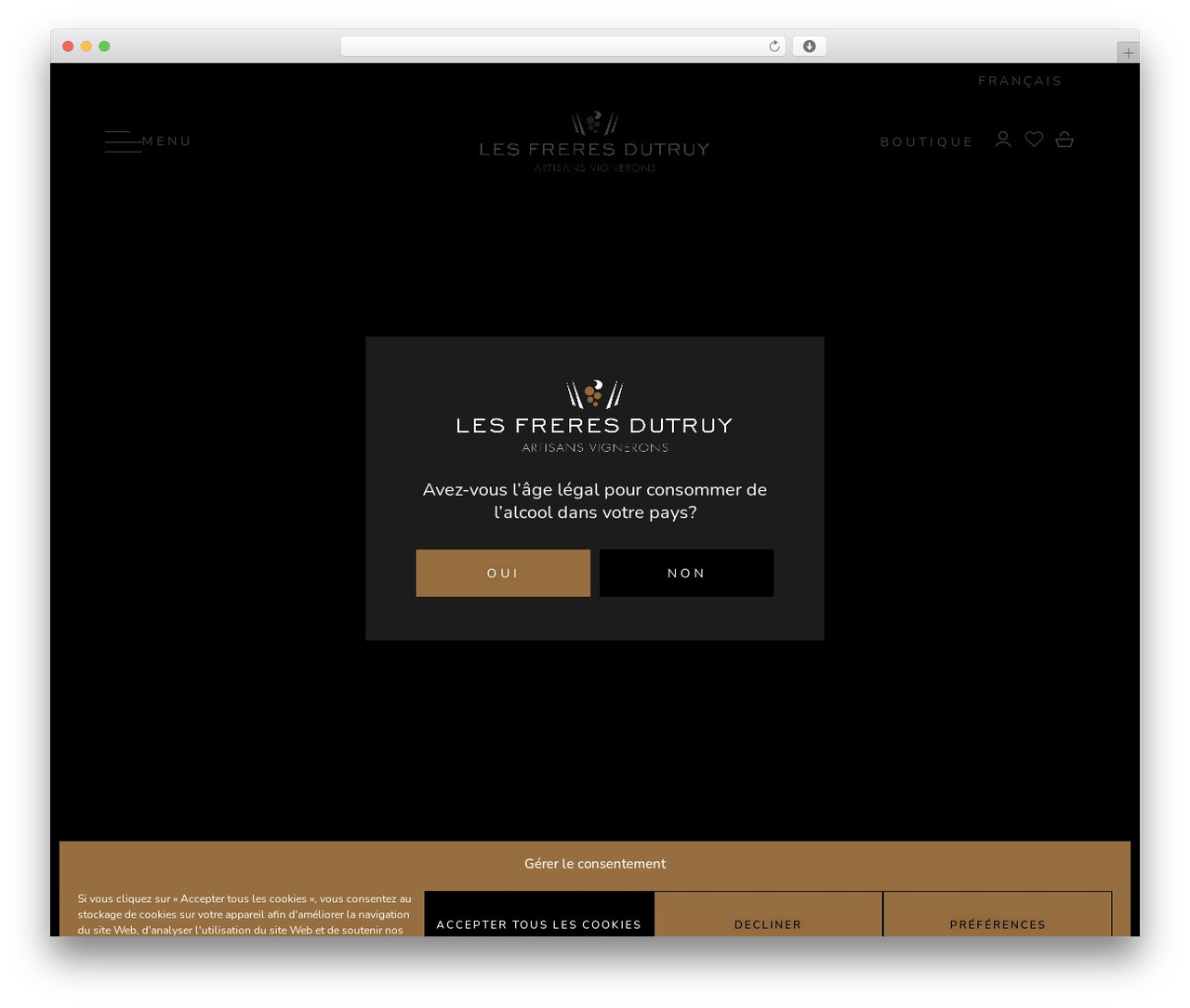 Hello Elementor theme WordPress - lesfreresdutruy.ch