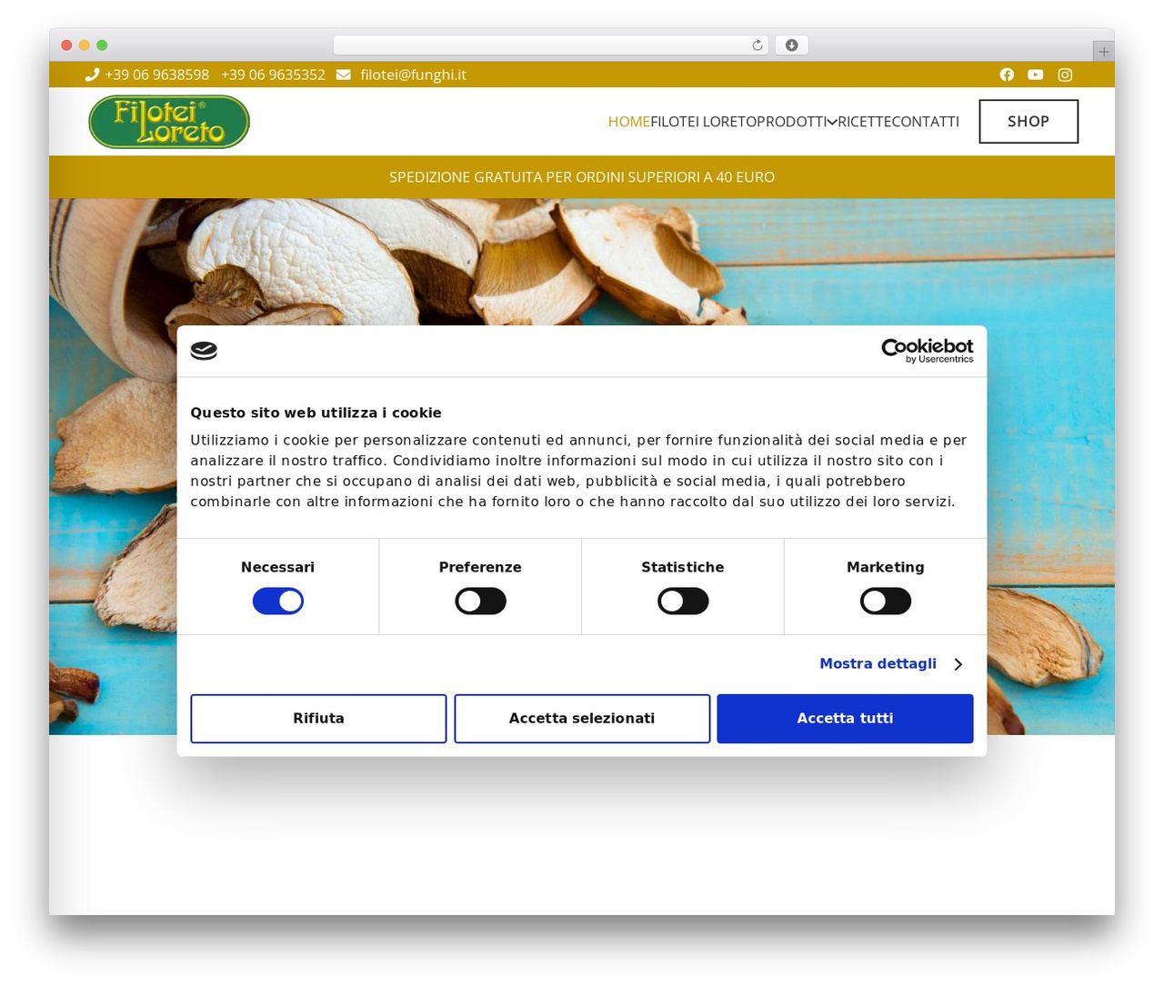 Impreza WordPress theme - filoteifunghi.com Impreza WordPress theme - filoteifunghi.com