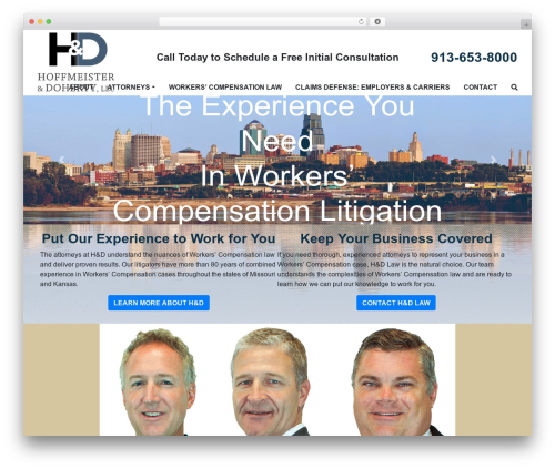 JW Bootstrap WordPress theme - hdwlawfirm.com