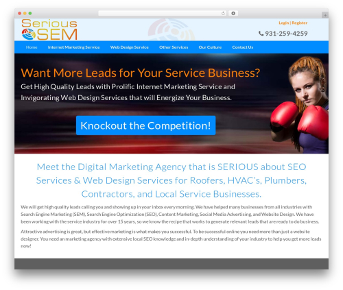 Lambda WP theme - serioussem.com
