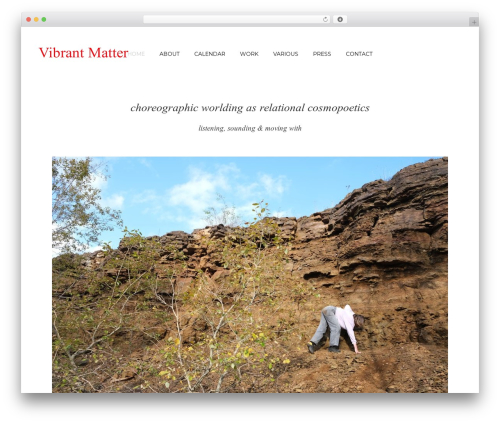 Mountain WordPress theme - taniasoubry.com