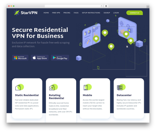 Osterisk WordPress theme - starvpn.com