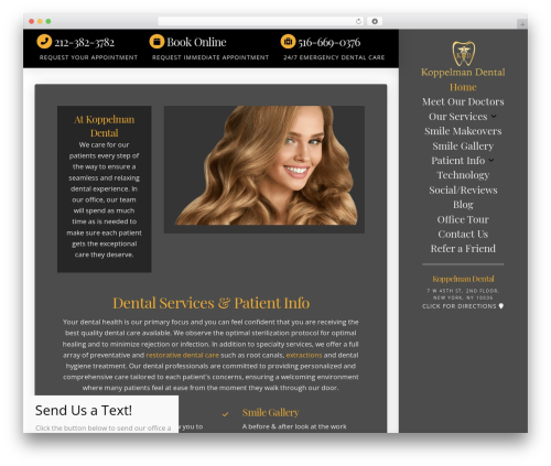 Pro WordPress theme - koppelmandental.com