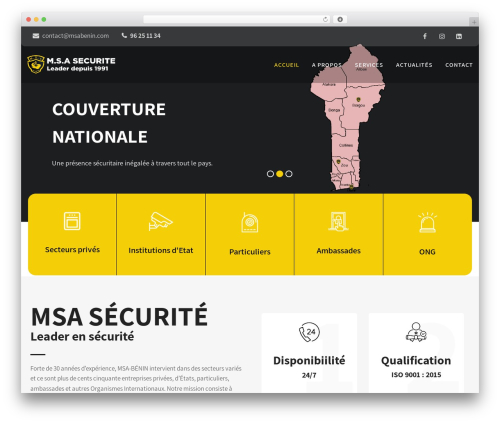 Secure Pro theme WordPress - msabenin.com