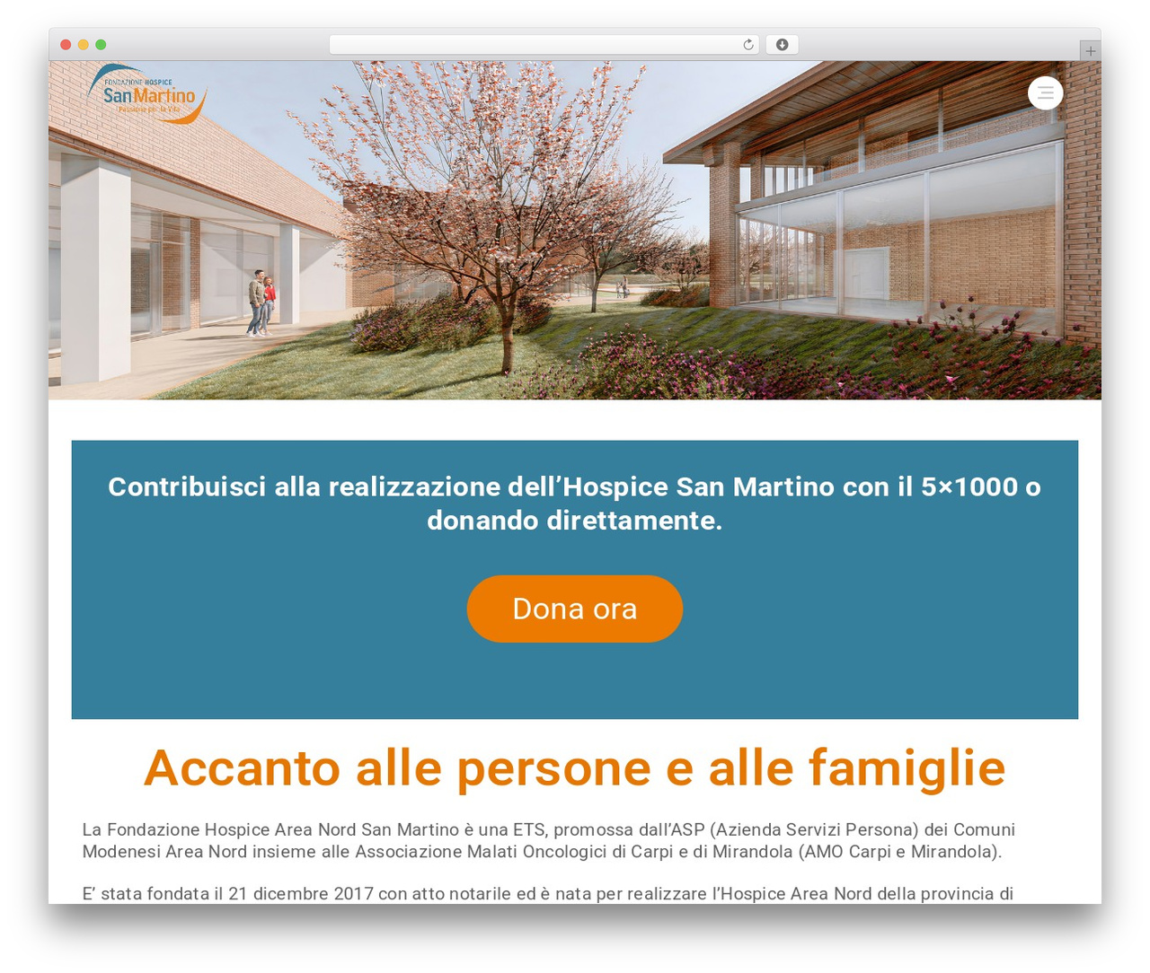 Textron WordPress theme - hospicesanmartino.it