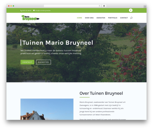 Theme WordPress Divi - www.tuinenbruyneel.be