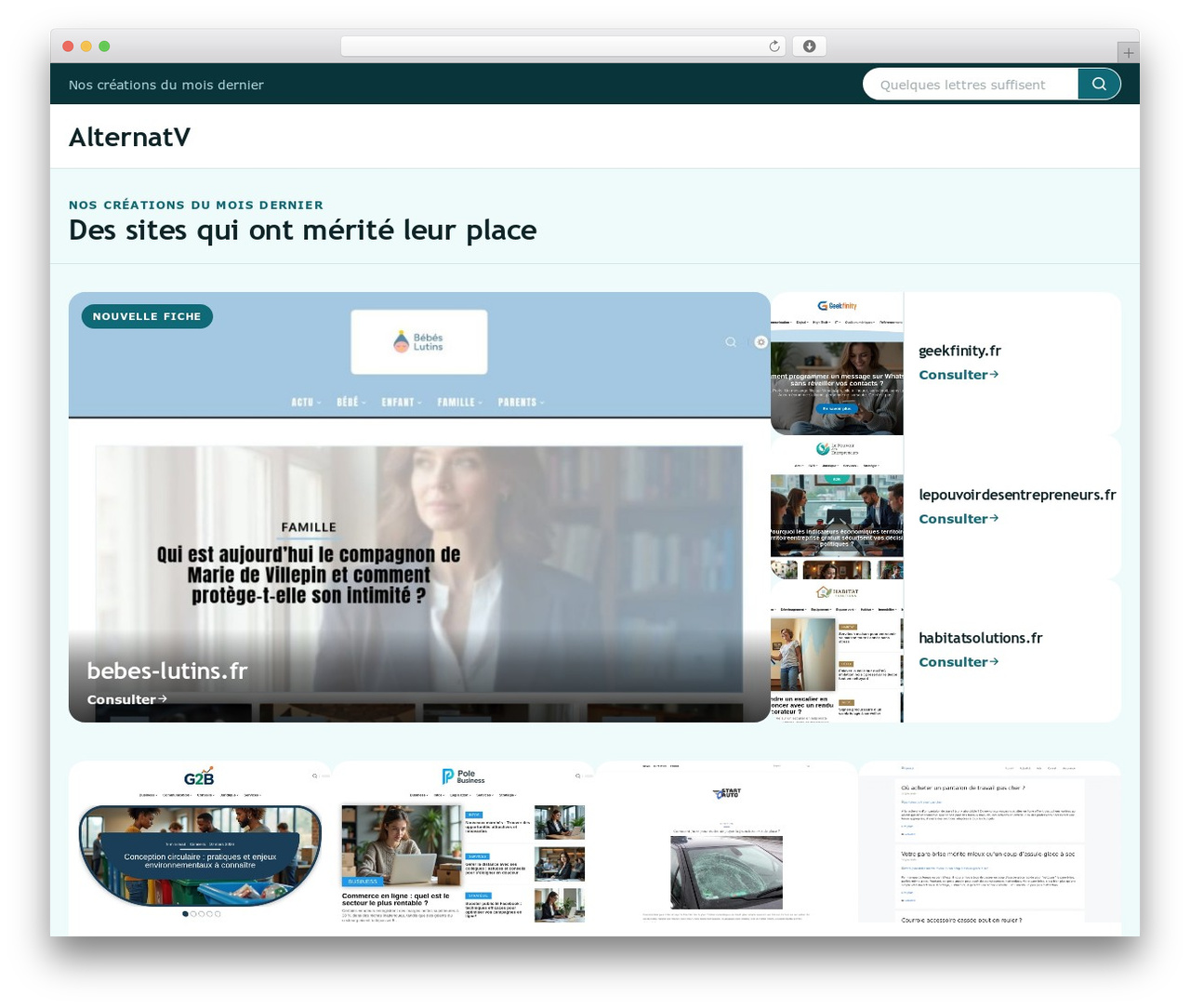 Theme WordPress Maxwell - alternatv.fr