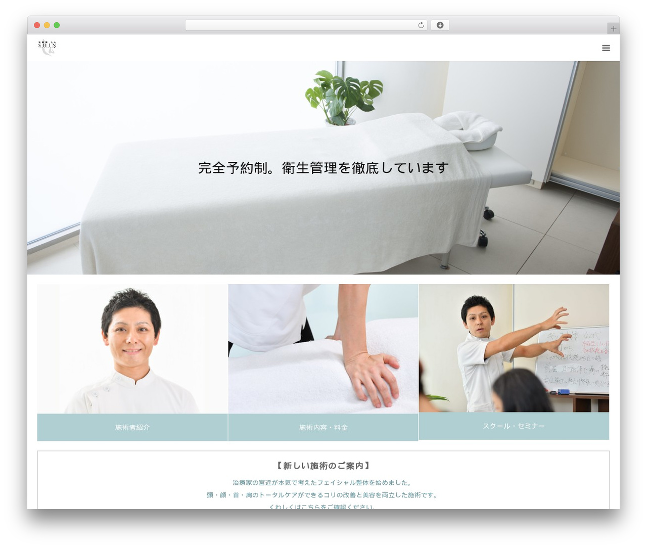 WordPress theme BIRTH - shin-wellness.com