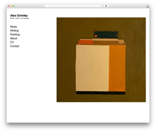 WordPress theme Corner - alexgrimley.com