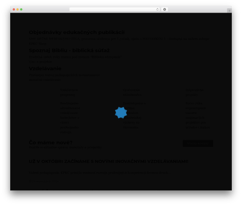 WordPress theme Coursector - kpkc.sk