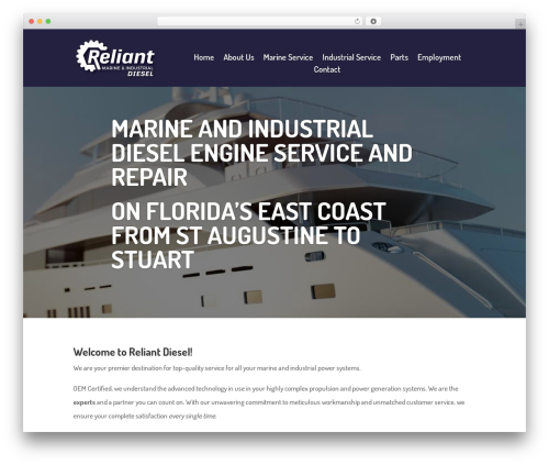 WordPress theme Divi - reliantdiesel.com