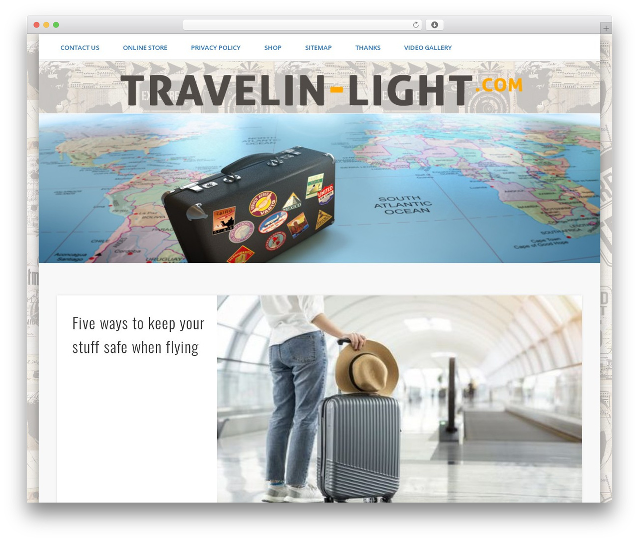 WordPress theme Pinboard - travelin-light.com WordPress theme Pinboard - travelin-light.com