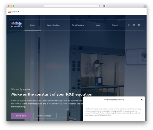 WordPress website theme AIDEA - synthelia.com