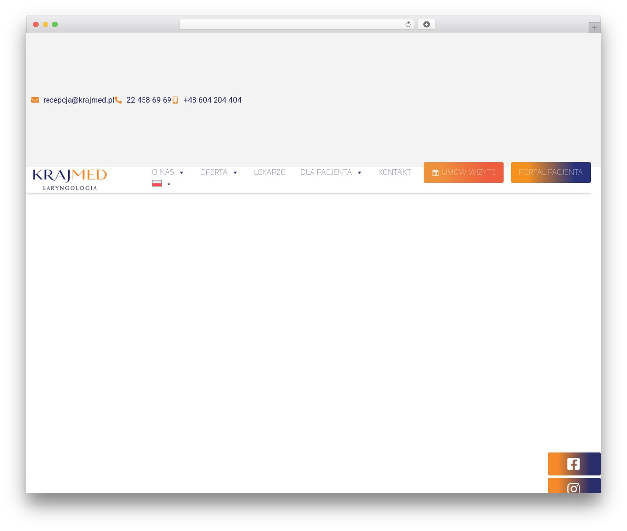 WordPress website theme Krajmed Child - krajmed.pl