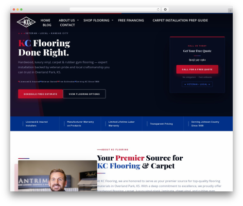 WP theme flooring - kcwholesalecarpetstores.com