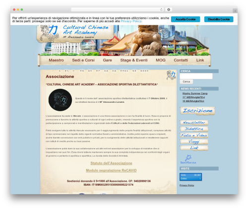 Best WordPress theme Simple China - ccaa.it