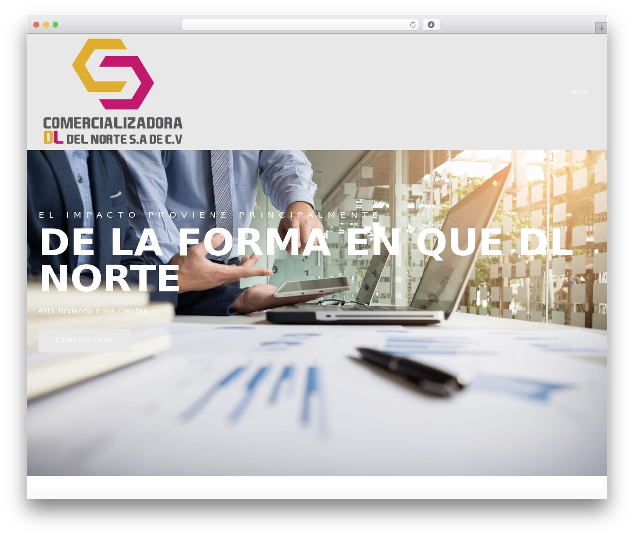 Construct-Ex WordPress theme design - dlnorte.com