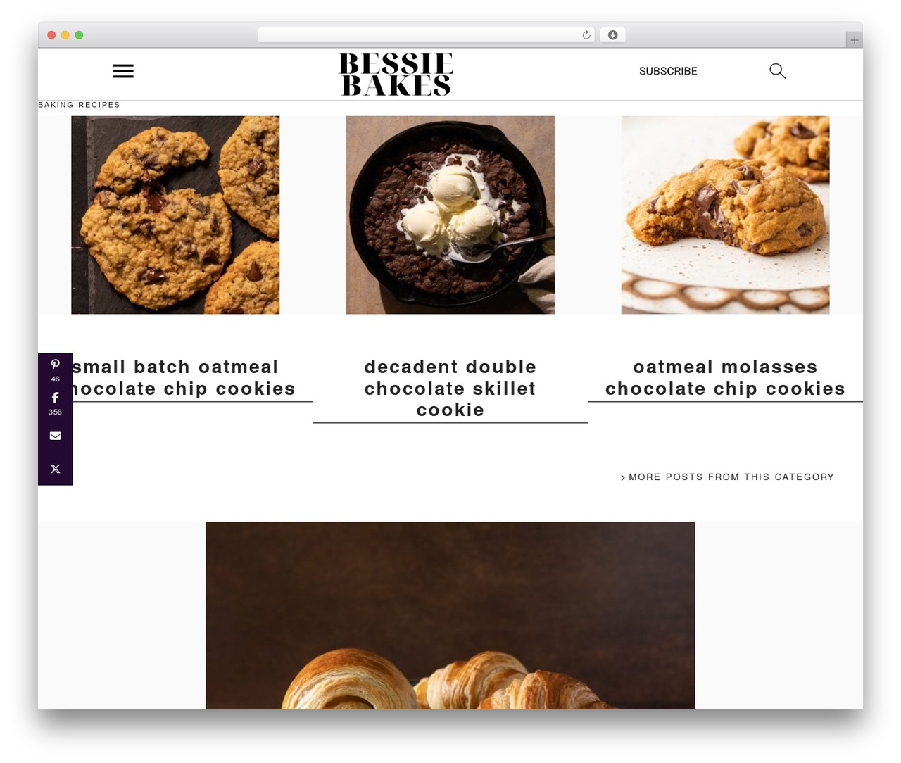 Cookd Pro theme WordPress - bessiebakes.com