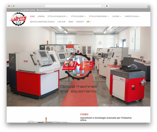 Divi theme WordPress - www.comes.it