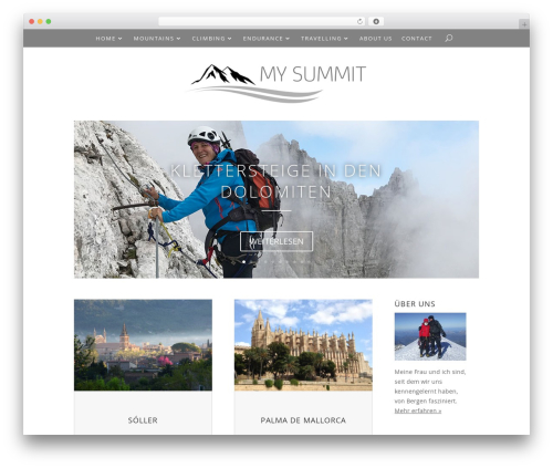 Divi WordPress theme - mysummit.de
