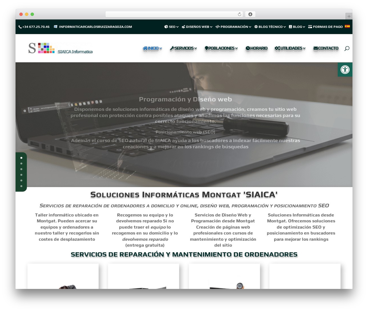 Divi WordPress theme - carlosruizzaragoza.com