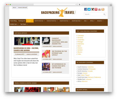 Mapsvg WordPress plugin - backpacker-trip.com