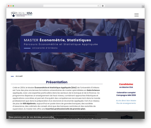 kreenoot WordPress theme - master-esa.fr