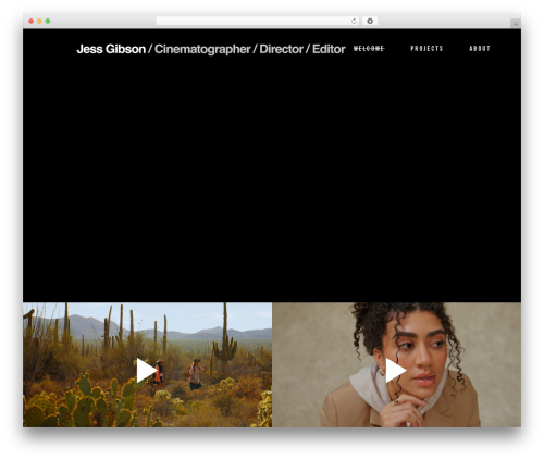 Pelicula best WordPress theme - jessgibson.com