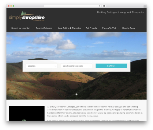 Realty theme WordPress - www.simplyshropshirecottages.co.uk