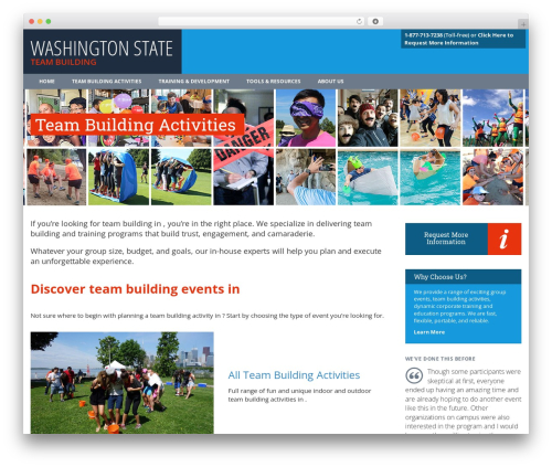 Theme WordPress AM2 Theme - washingtonstateteambuilding.com