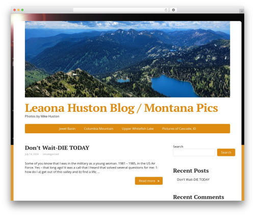 Theme WordPress Basic - picturesofmthikes.com
