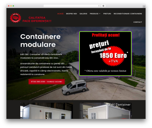 Theme WordPress Divi - constructcontainer.ro