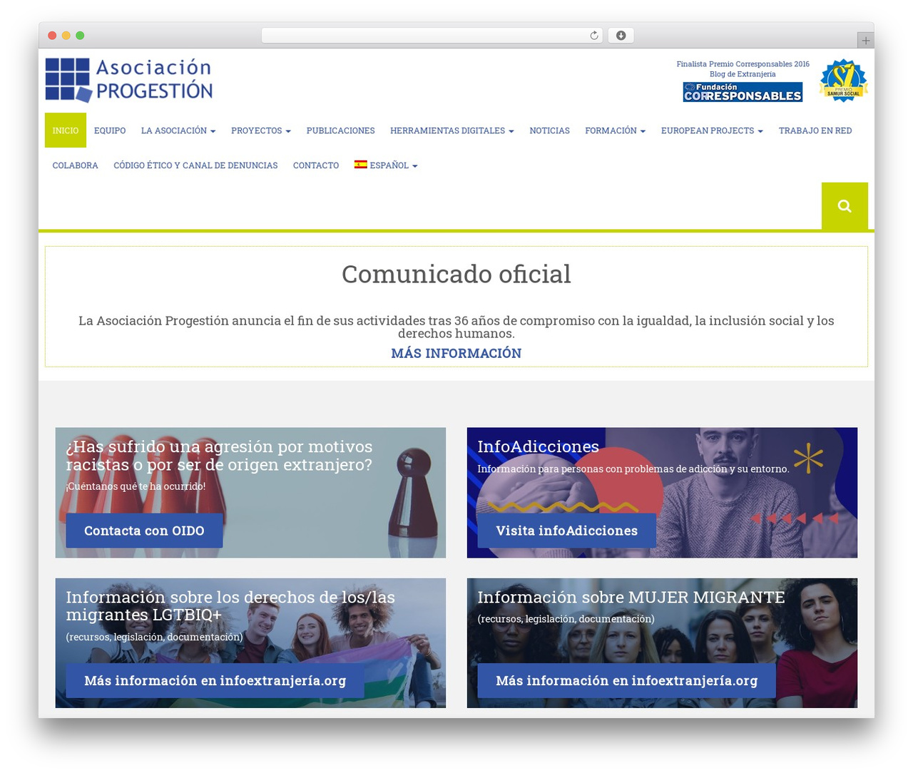 Theme WordPress progestionweb - progestion.org