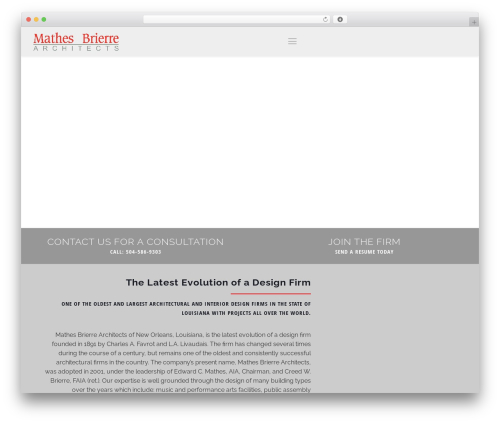 theTheme WordPress theme - mathesbrierre.com