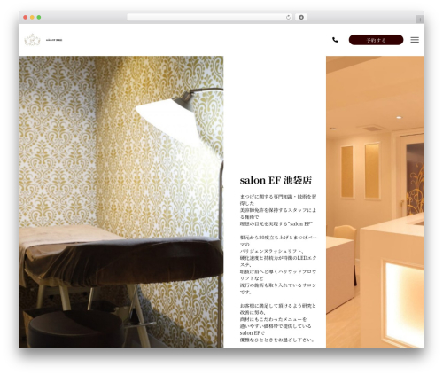 WordPress theme Note - salon-ef-ikebukuro.com