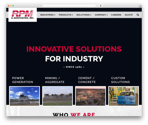 WordPress theme JmFramework - rpmandassociates.com