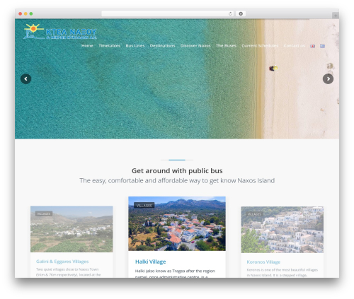 WordPress theme Panagea - naxosbuses.com