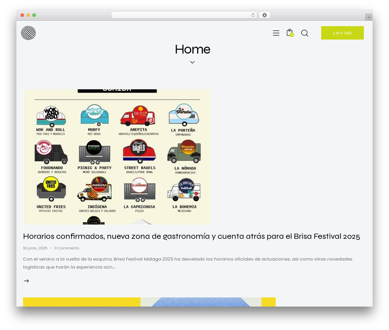 WordPress theme Verse - conciertosyfestivales.com WordPress theme Verse - conciertosyfestivales.com
