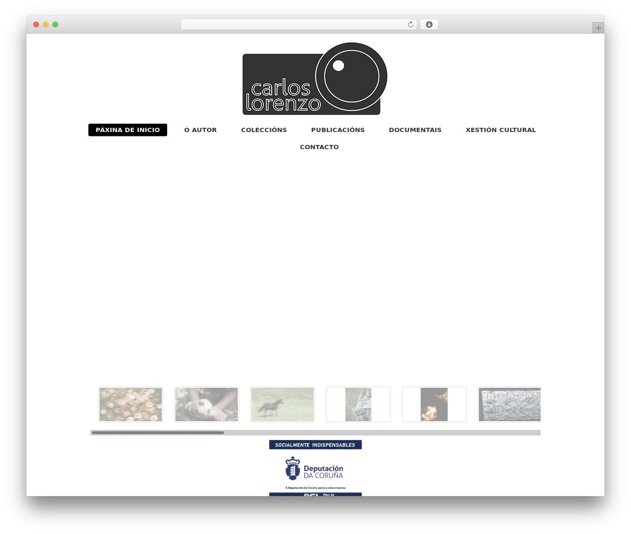WordPress website theme Slider Responsive WordPress Theme - carloslorenzo.gal