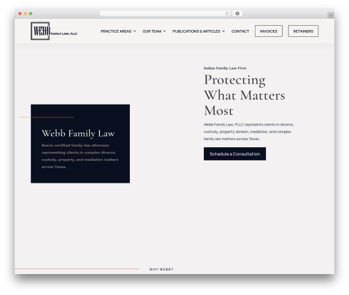 Divi form builder WordPress plugin - webbfamilylaw.com