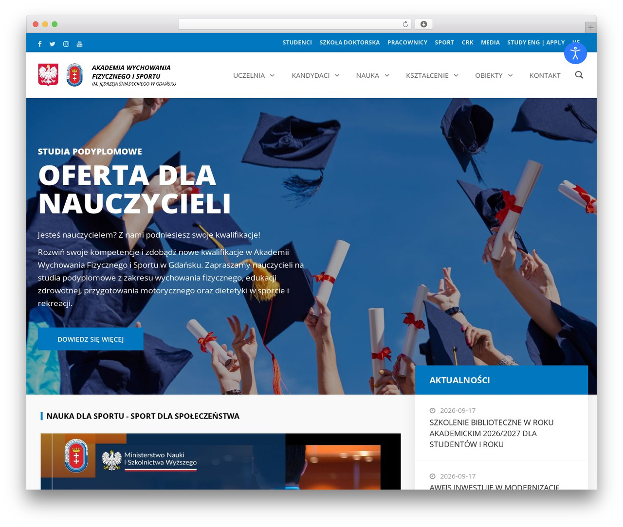 wpeducon theme WordPress - awf.gda.pl