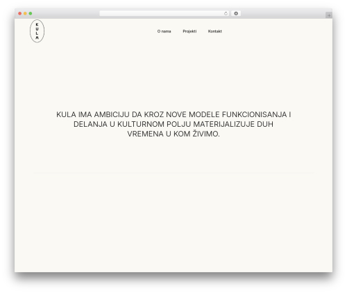 Anders theme WordPress - kula.org.rs